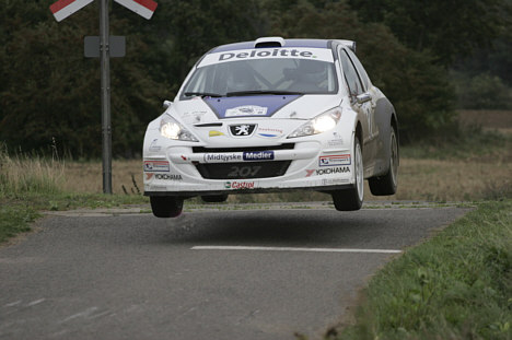 Selv om Christian Jensen og Søren Tøndborg var hurtigst i den afsluttende del af løbet, manglede de knapt tre sekunder i at vinde weekendens rally på Sydfyn.